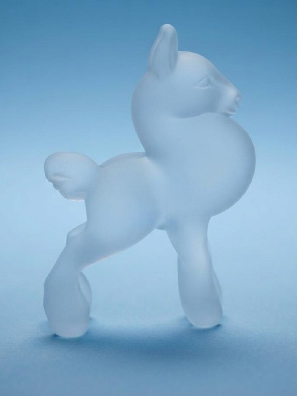Vintage 1980s Heisey Imperial Glass Large "Forward Filly" Horse